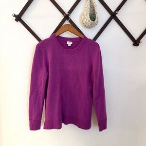 J. Crew Vibrant Purple Knit Top